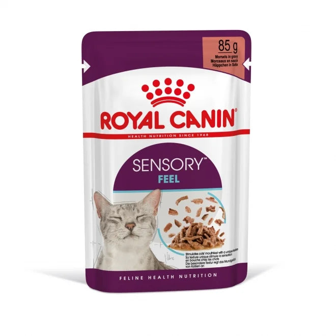 Royal Canin Sensory Feel Gravy Adult Våtfoder för katt 85 g x 12 st