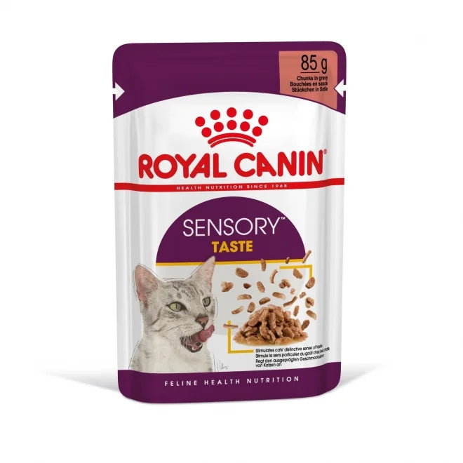 Royal Canin Sensory Taste Gravy Adult Våtfoder för katt 85 g x 12 st