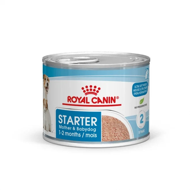 Royal Canin Wet Starter Mousse Våtfoder för hund 195g x 12st