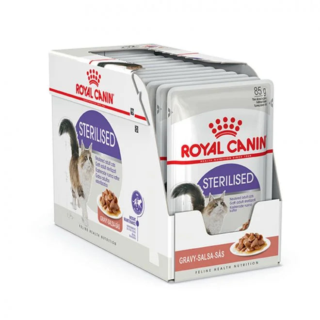 Royal Canin Sterilised Gravy Adult Våtfoder för katt 85 g x 12 st