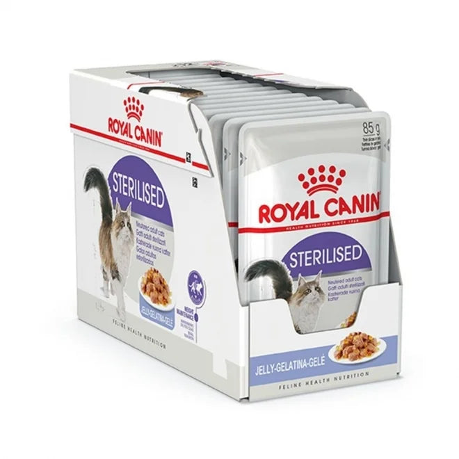 Royal Canin Sterilised Jelly Adult Våtfoder för katt 85 g x 12 st