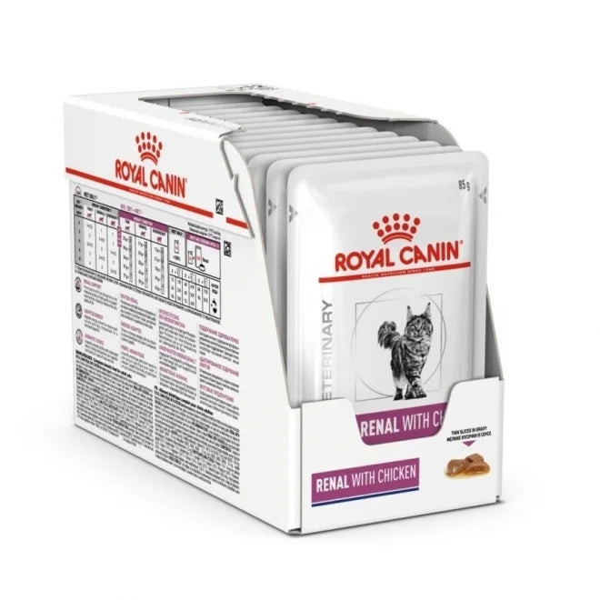 Royal Canin Veterinary Diets Cat Renal Chicken Våtfoder för katt 85 g x 12 st