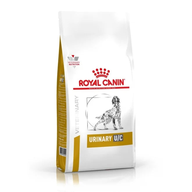 Royal Canin Veterinary Diets Dog Urinary U/C Low Purine Torrfoder för hund 14 kg