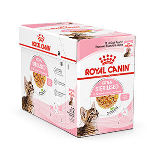 Royal Canin Kitten Sterilised Jelly Våtfoder för kattunge 85 g x 12 st